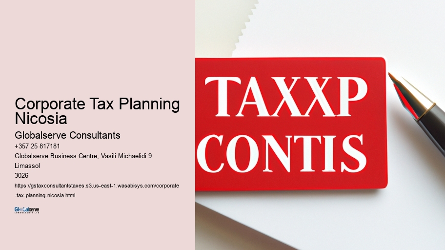 Corporate Tax Planning Nicosia